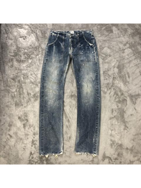 Other Designers Eternal - ETERNAL BITCHU KURASHIKI SPLATTER DISTRESS DENIM #6128-220