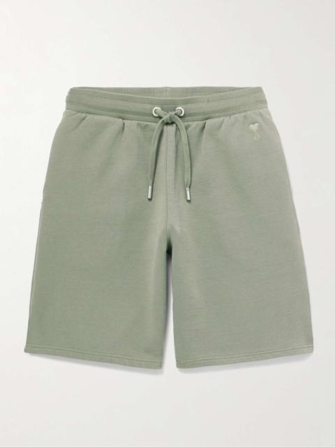 ADC Wide-Leg Organic Cotton-Jersey Drawstring Shorts