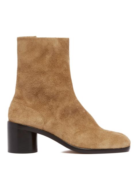 Maison Margiela Beige Suede Tabi Ankle Boots