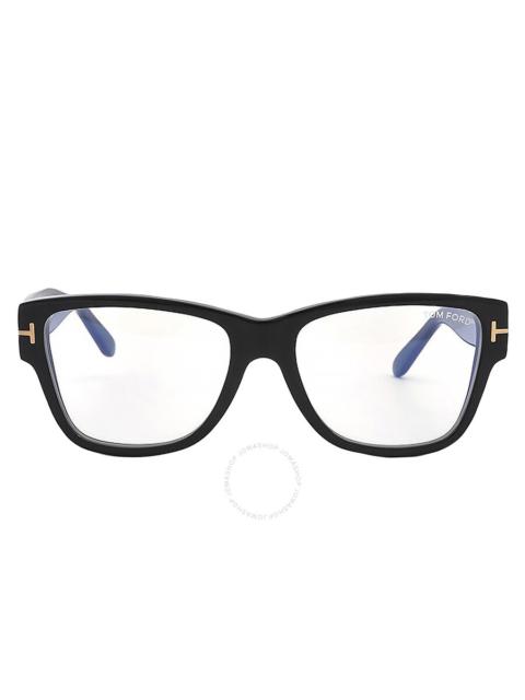 Open Box - Tom Ford Blue Light Block Butterfly Ladies Eyeglasses FT5878-B 001 55