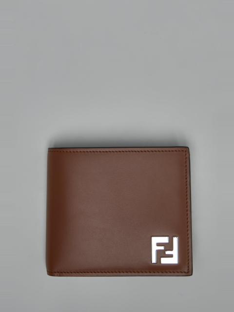 FENDI Bi-Fold Wallet Calf Leather