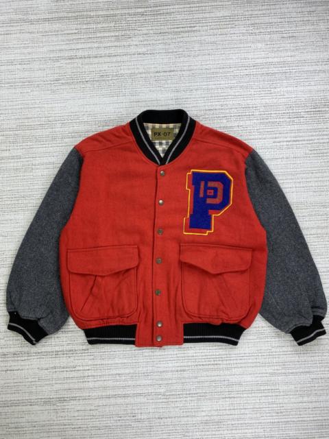 Other Designers Japanese Brand × Vintage - Vintage PX-07 Peace Porter Big Logo Bomber Jacket