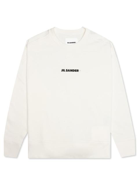 Jil Sander JIL SANDER SWEATSHIRT CN L/S - NATURAL