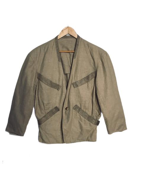 ISSEY MIYAKE Issey Miyake - Issey miyake linen blend traditional japan design jacket