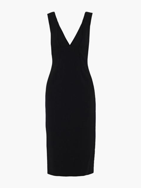 Victoria Beckham Bonded crepe midi dress