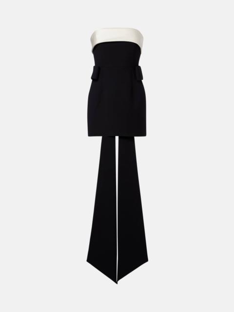 THE NEW ARRIVALS ILKYAZ OZEL Lalani draped strapless minidress