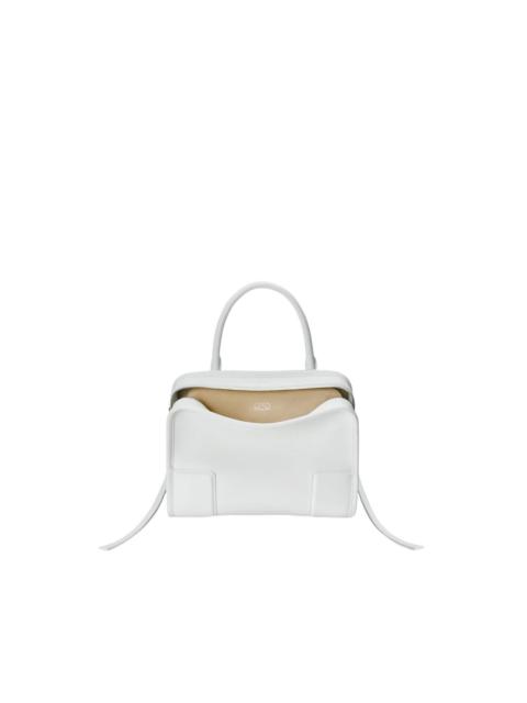 Loewe LOEWE Amazona 180 Small $4550 White Top Handle Bag New & Aut