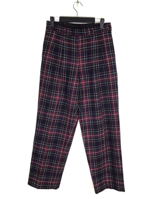 Other Designers Japanese Brand - Vintage Bolaz Plaid Checkers Wool Trousers