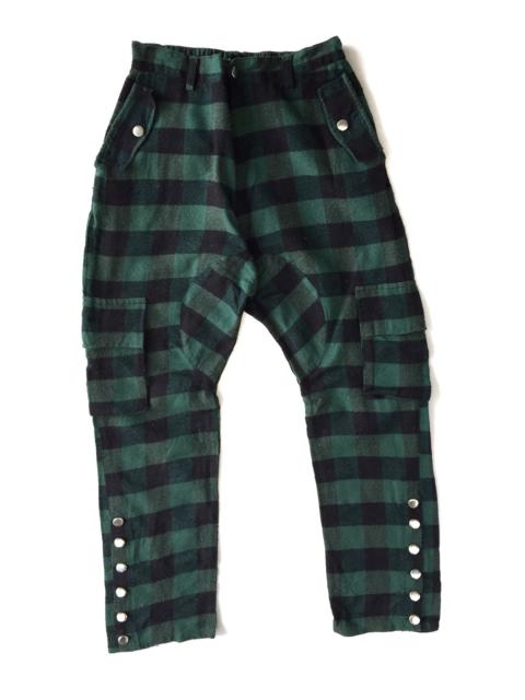 Other Designers Vintage - Vintage Japan Speed Orange Checkered Plaid Pants