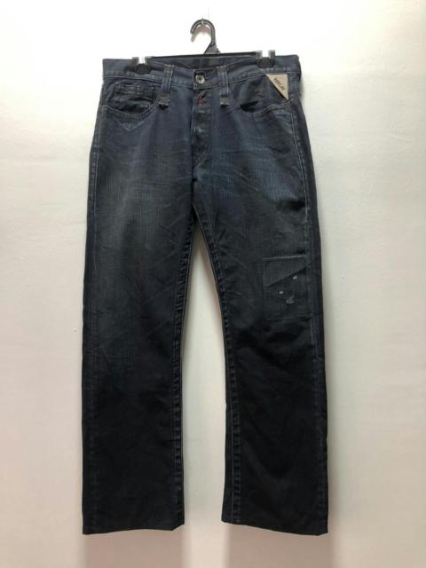 Other Designers REPLAY Blue Jeans Denim Pants Distressed Style
