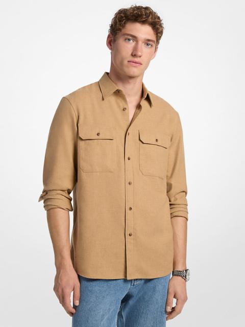 MICHAEL KORS Cotton Flannel Shirt