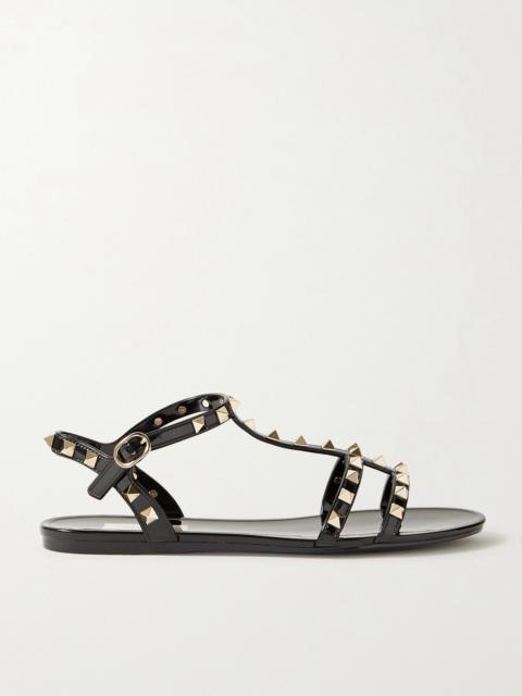 Valentino Rockstud Rubber Sandals