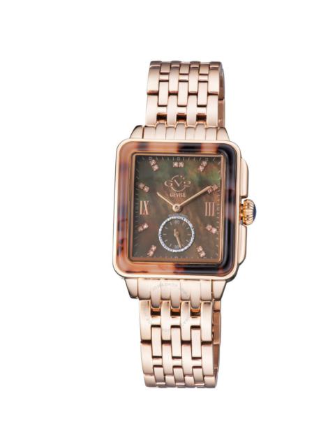 Other Designers Gv2 By Gevril - GV2 by Gevril Bari Tortoise Mother of Pearl Dial Ladies Watch 9249B