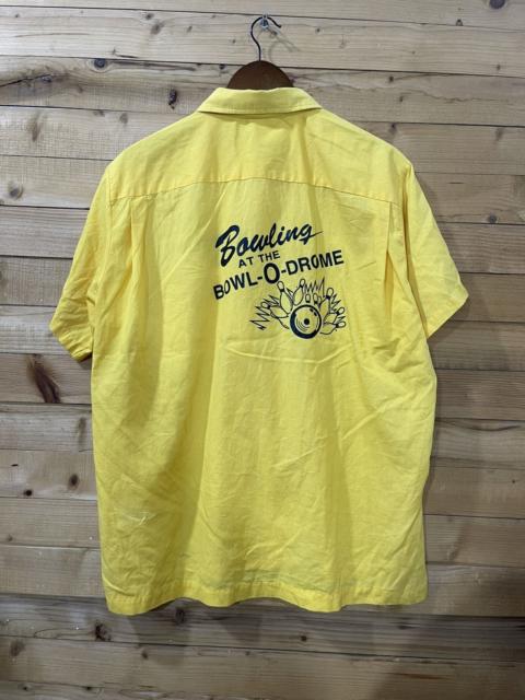 Other Designers Vintage 90s hilton usa distressed bowling shirt