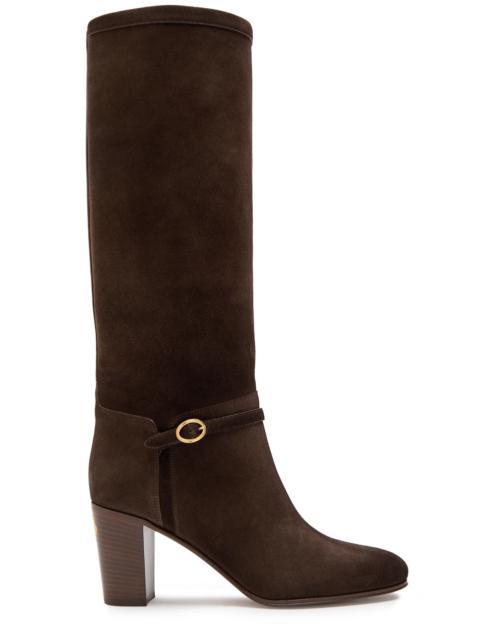 Valentino Valentino Pattie 75 Suede Knee-high Boots