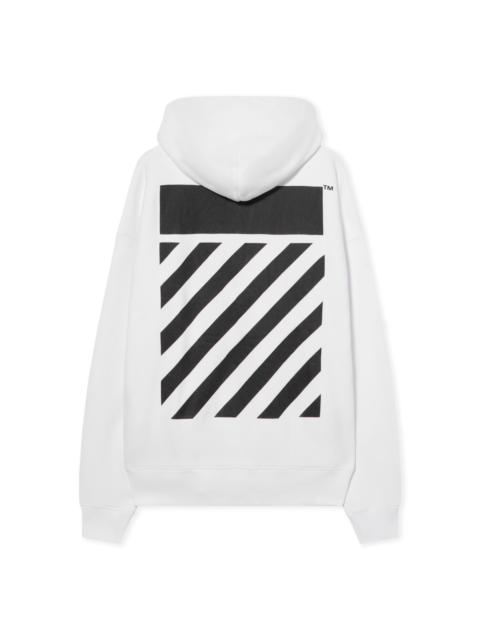 Off-White Diagonal Flannel Hoodie