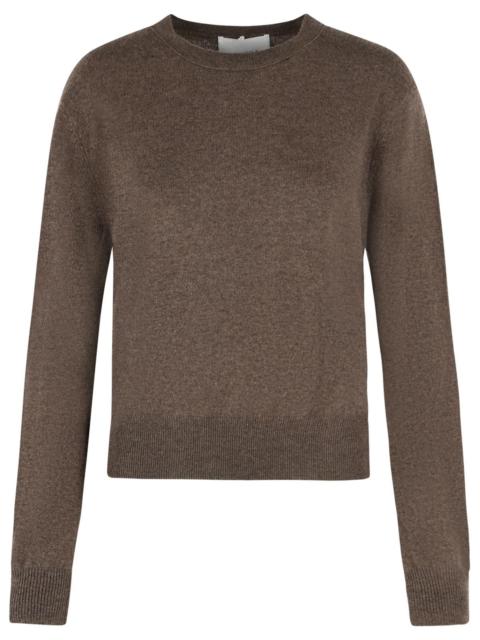 LISA YANG Lisa Yang GREER Dark Truffle Brown Cashmere Sweater