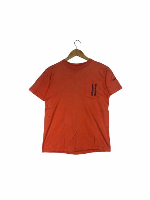Chrome Hearts VTG CHROME HEARTS MADE IN USA POCKET ORANGE T-SHIRTS
