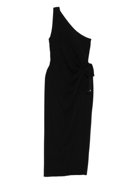 AMIRI Amiri One-shoulder Wrap Midi Dress