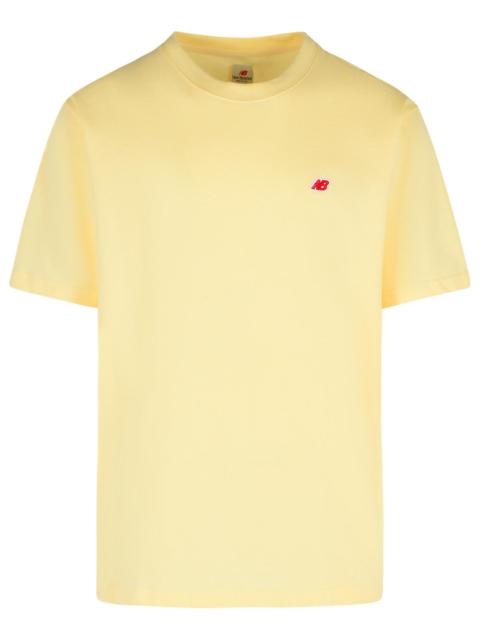 New Balance New Balance Cotton Polo Shirt Cream Men