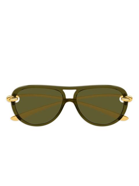 Bottega Veneta pilot-frame sunglasses