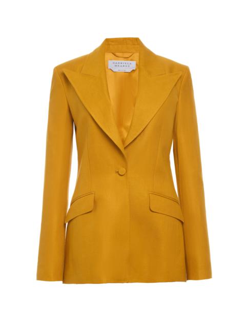 GABRIELA HEARST Leiva Blazer in Golden Birch Linen Twill