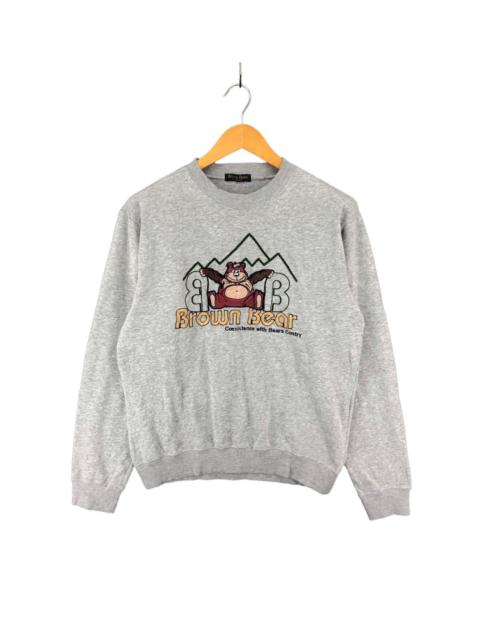 Other Designers Streetwear - BROWN BEAR Crew Neck Sweatshirt #1904-46