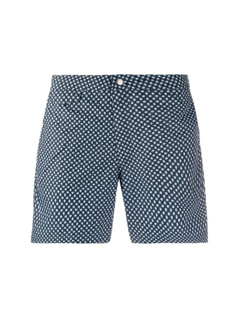 Sunspel micro print swim shorts