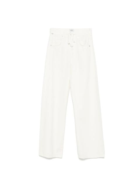 logo-patch jeans