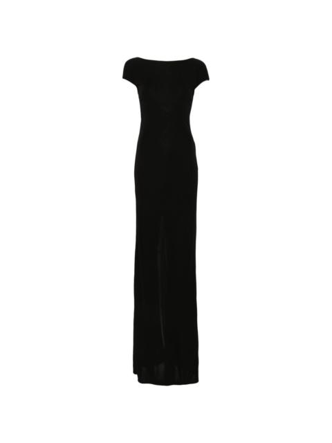 オールインワン・サロペット Dsquared2 Black Viscose Jersey Dress With Neckline DSQUARED2 Sleeveless Midi Dress | Black | FARFETCH