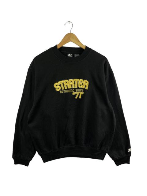 Other Designers Vintage Starter Embroidered Sweatshirt Black