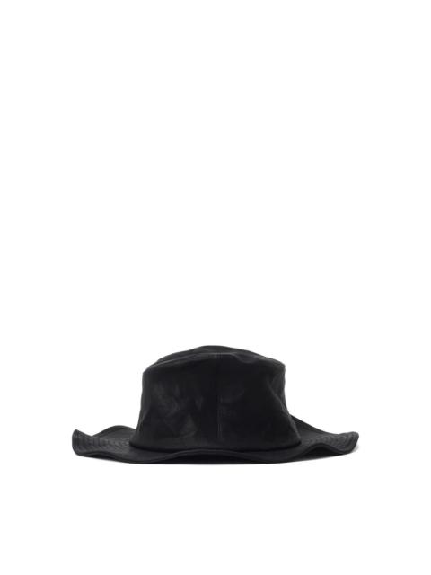 Yohji Yamamoto LEATHER HAT