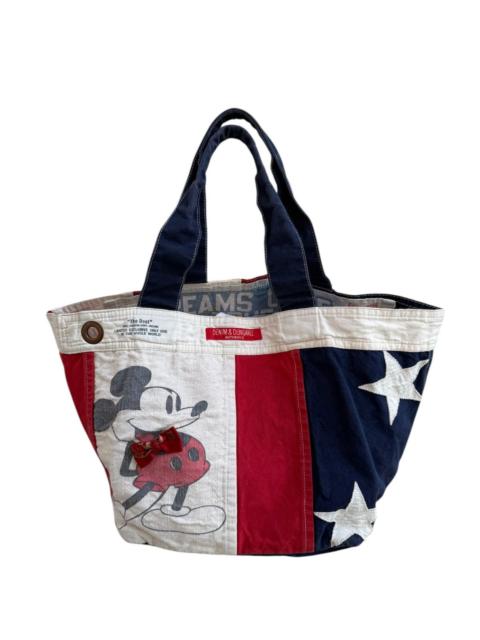 Kapital DENIM & DUNGAREE X MICKEY MOUSE DISNEY TOTE BAG
