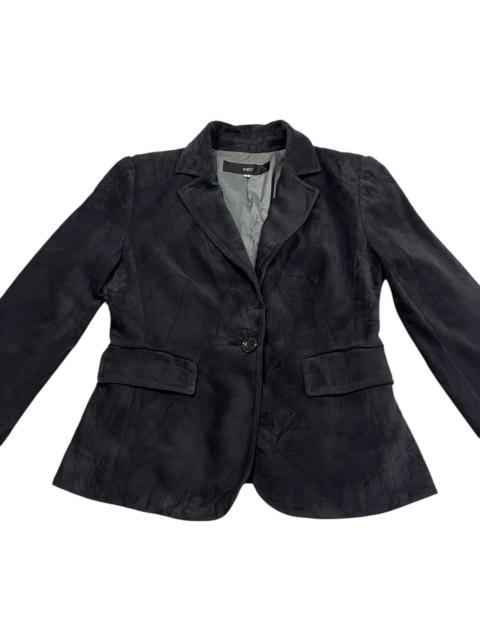 Other Designers Beauty Beast × Japanese Brand × Yohji Yamamoto - INED By Yohji Yamamoto Velvet Button Up Blazer