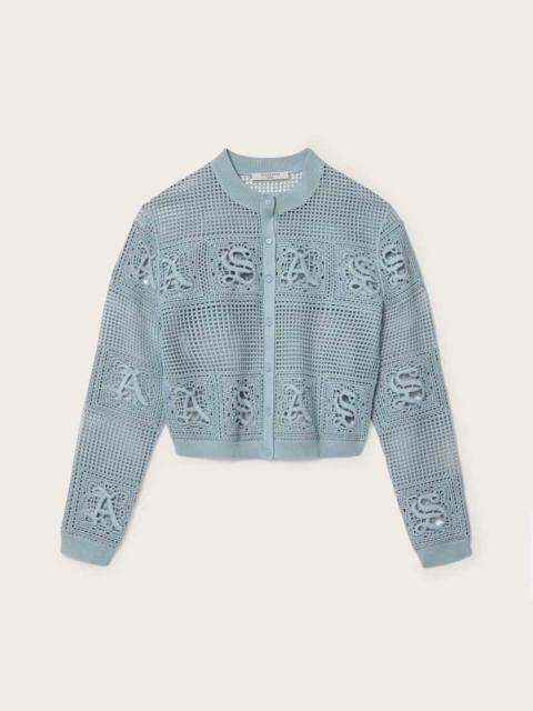 ALLSAINTS KYRA OPEN KNIT CROCHET CARDIGAN
