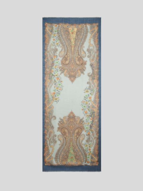 Etro PRINTED CASHMERE SCARF