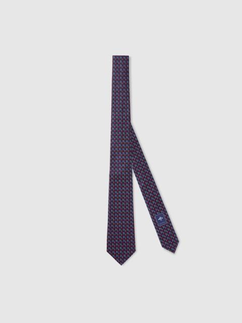 GUCCI GG silk jacquard tie