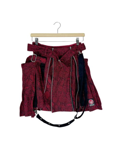 If Six Was Nine - ⚡️HERE THERE PUNKS MULTI ZIPPER SHORT SKIRTS