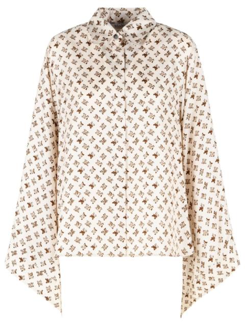 Max Mara Max Mara 'Obice' Ivory White Silk Shirt Women