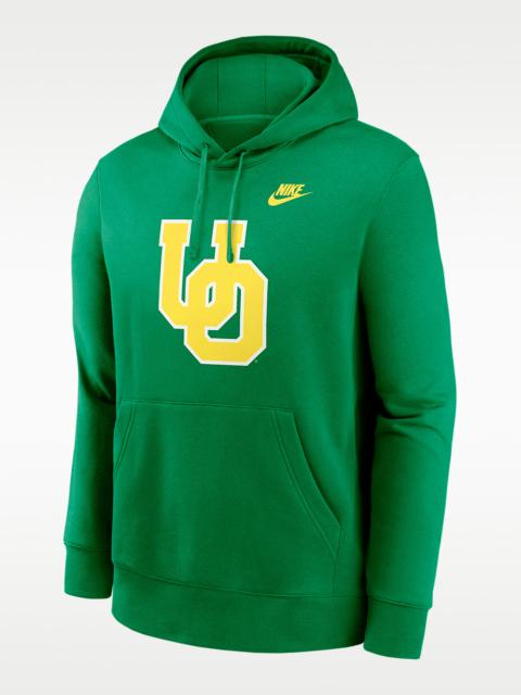 Nike Oregon Legacy Club Primary Logo Men's Nike College Pullover Hoodie