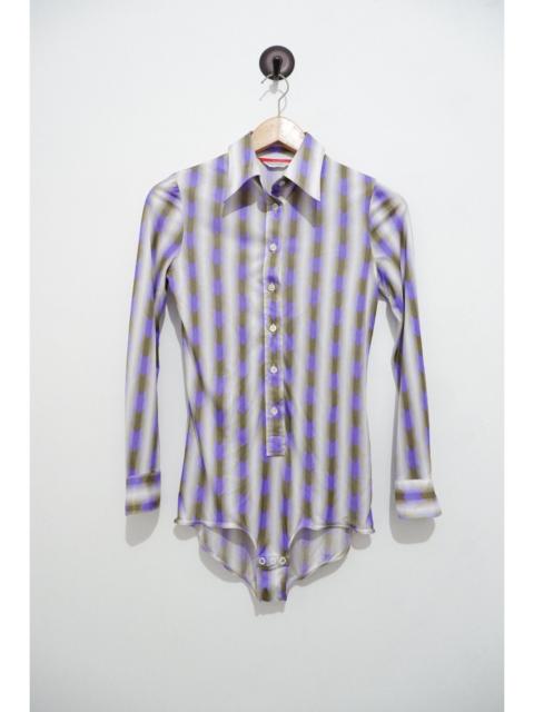 ISSEY MIYAKE 90s Wacoal x Issey Miyake Button Body suit | Womens