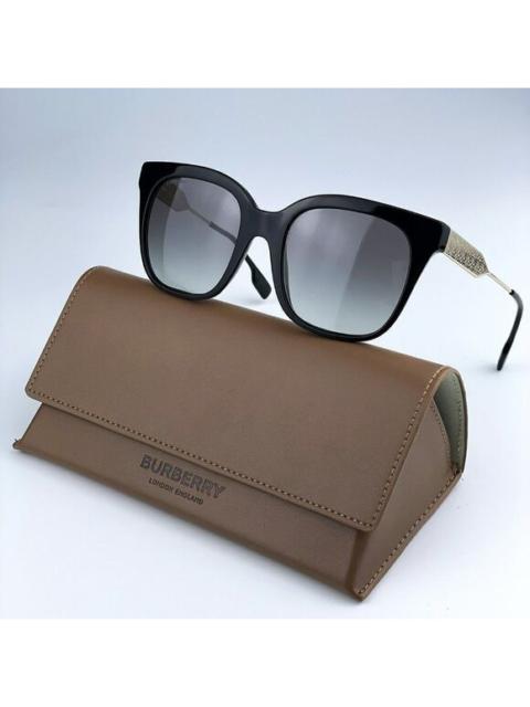 Burberry SALE! NEW Burberry BE4328 EVELYN 300111 Black Gray Butterfly Women Sunglasses