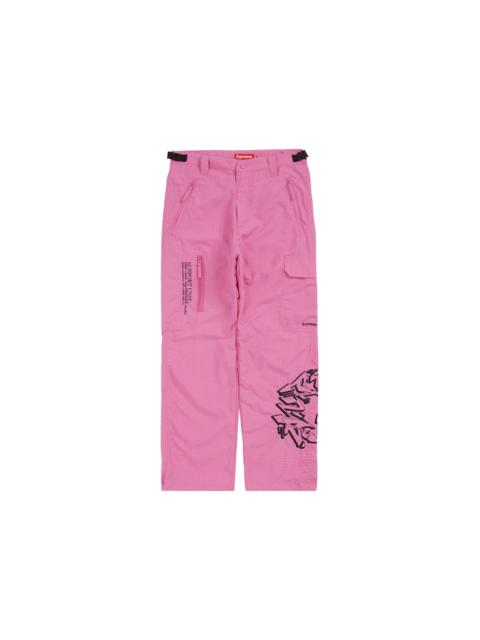 Supreme Supreme Support Unit Nylon Ripstop Pant Pink