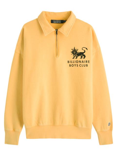 BILLIONAIRE BOYS CLUB Billionaire Boys Club Lion Cotton Quarter-zip Sweatshirt