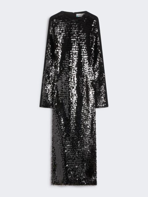 Sportmax ELLENI Sequin-adorned jersey dress