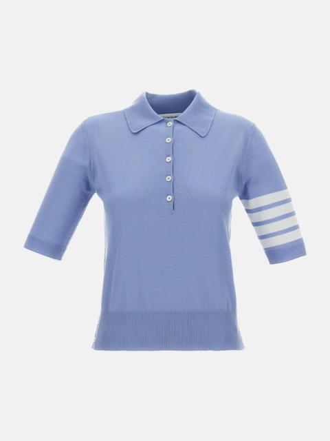 Thom Browne Slim Merino Wool Polo