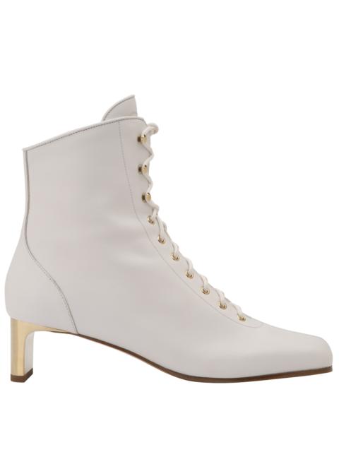 Longchamp La Patineuse High heel low boots White - Leather