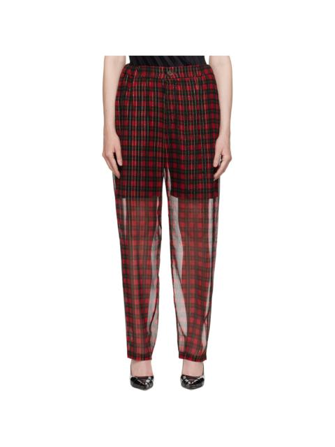 UNDERCOVER Red UC1E1507 Trousers