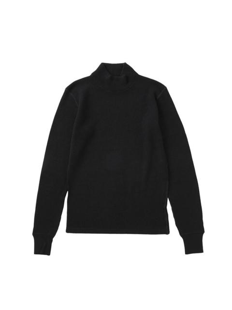 visvim SOLAR WAFFLE SKIVVY L/S (SUPERFINE) BLACK