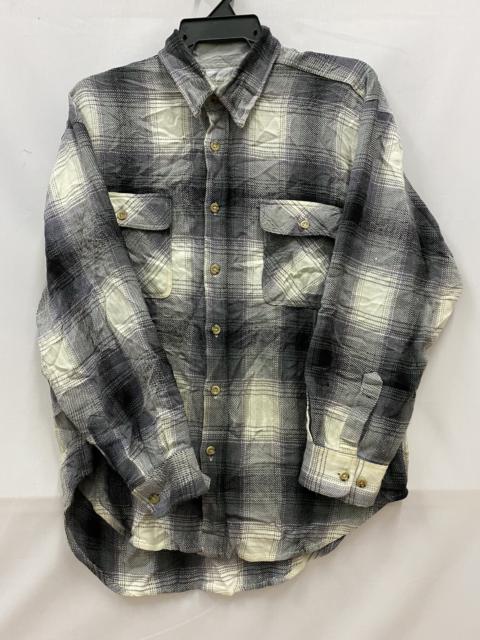 Other Designers Vintage - VINTAGE HARVER SHARAY FLANNEL SHIRT NICE DESIGN